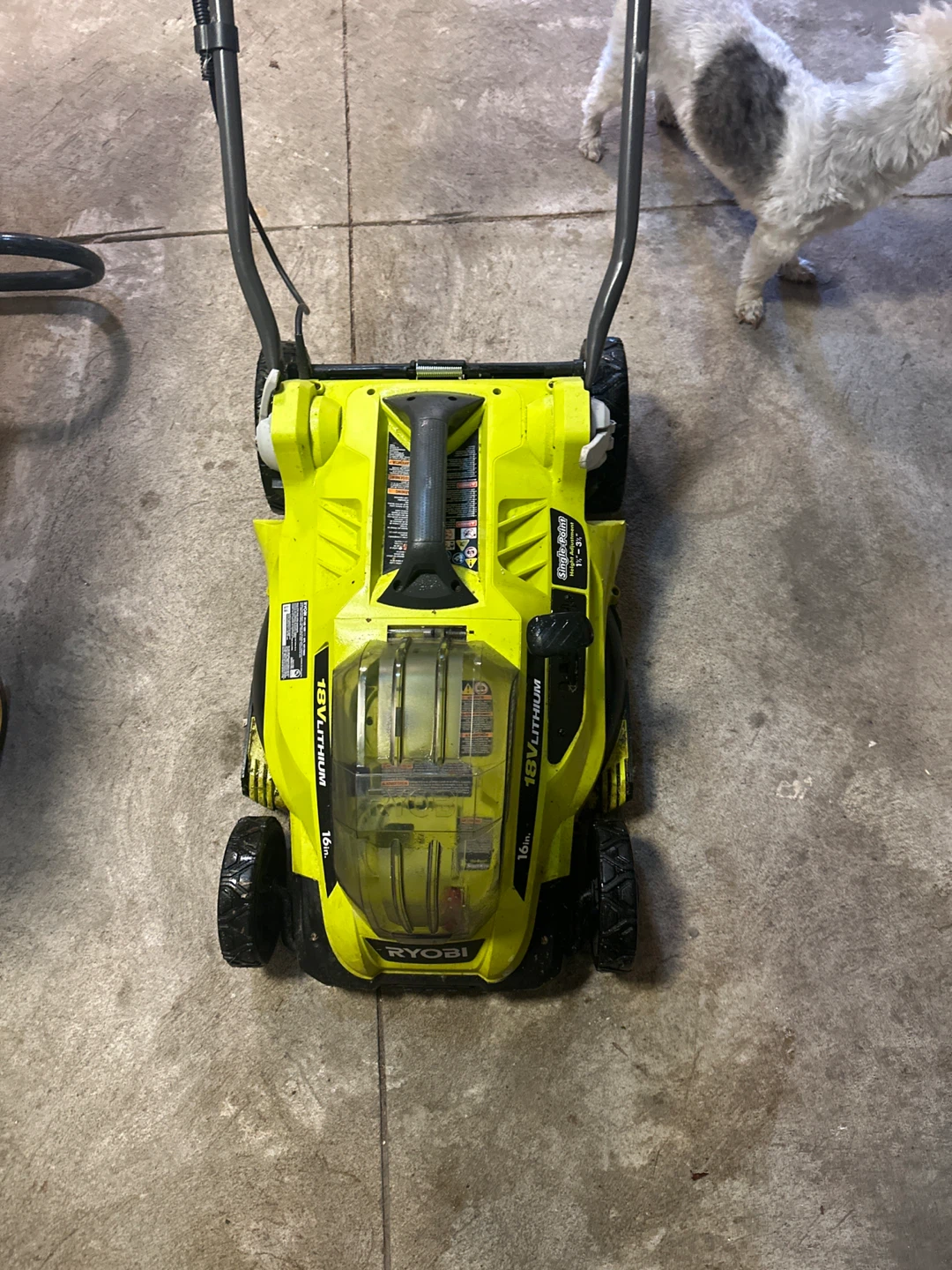 Ryobi 18V Lithium-Ion Lawn Mower, String Trimmer, and Blower Set - photo 3