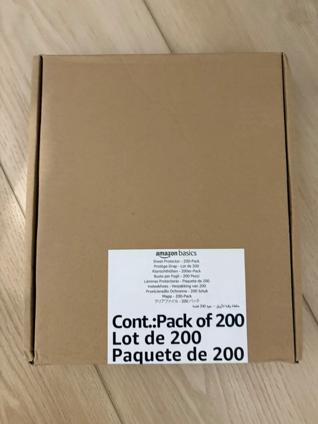 200 x Clear Top Loading Sheet Protectors for 3 ring binders - photo 4