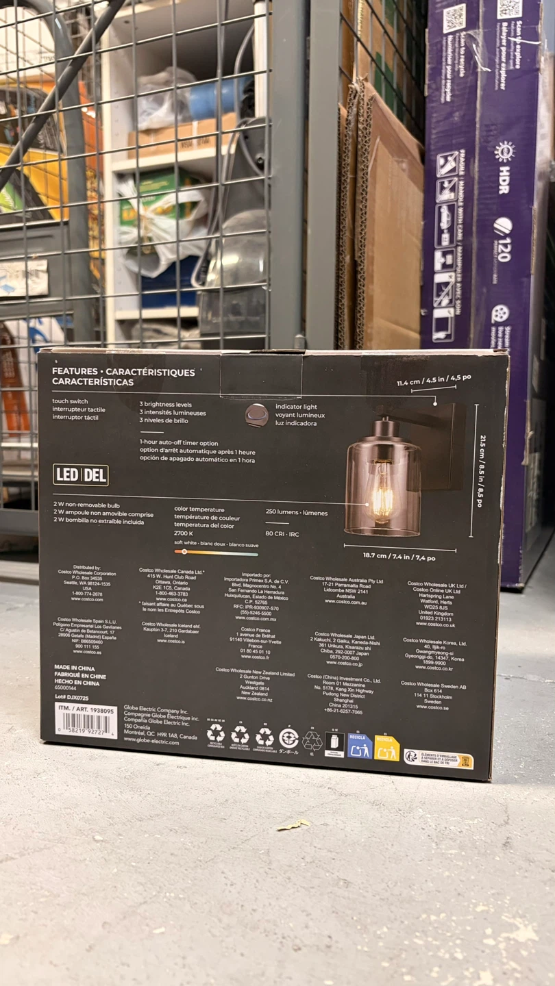 Globe Electric Rechargeable Sconces (2-Pack) - photo 3