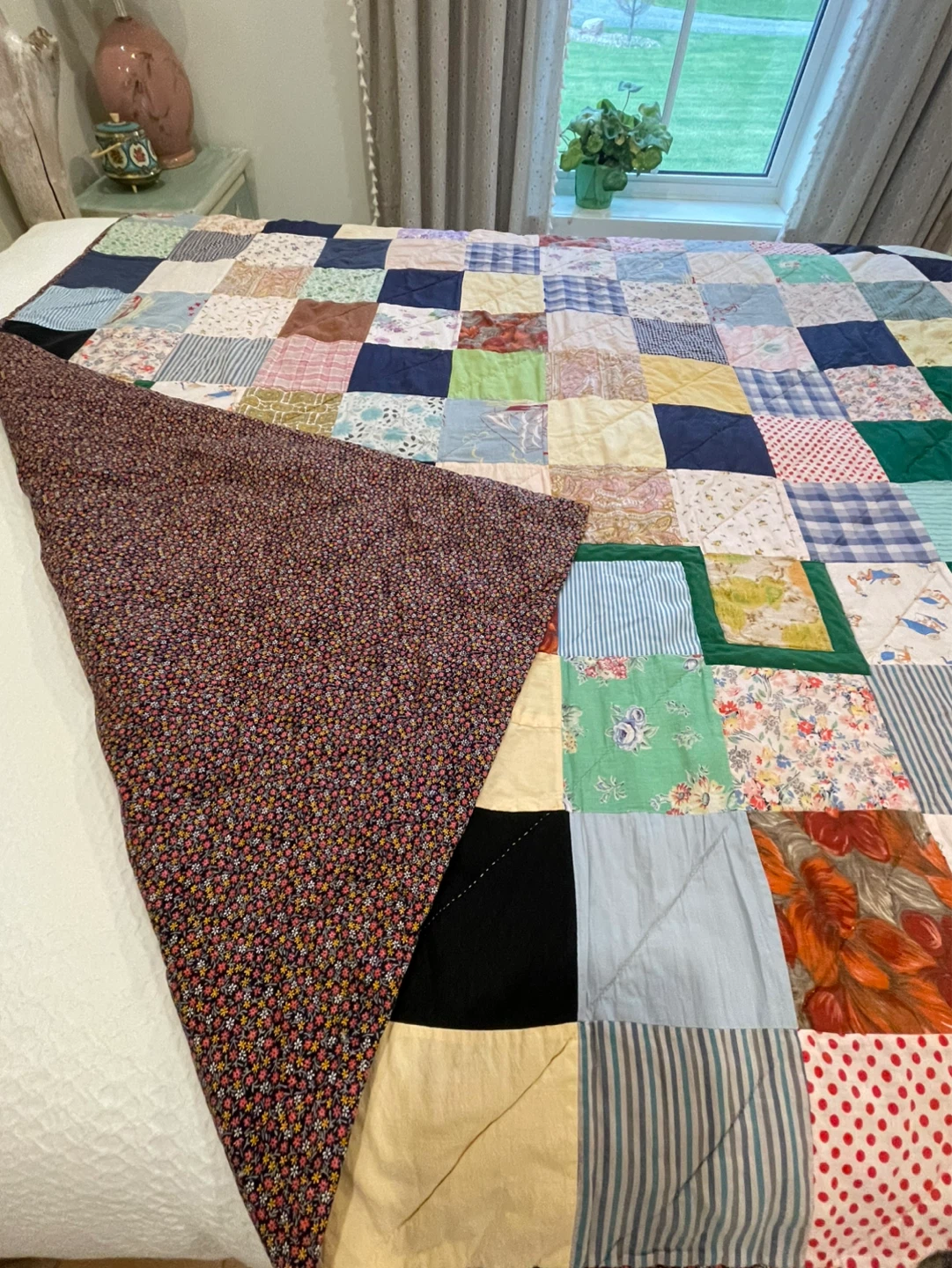 Handmade Patchwork Quilt - photo 5