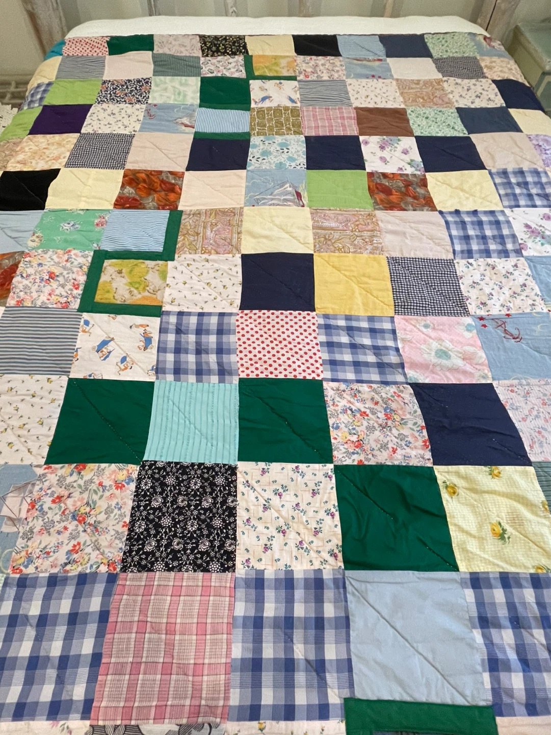 Handmade Patchwork Quilt - photo 3