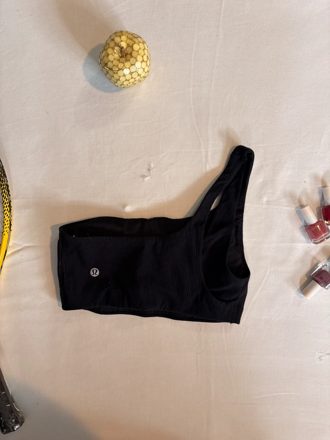 Lululemon Black One Shoulder Ribbed Sports Bra - photo 2