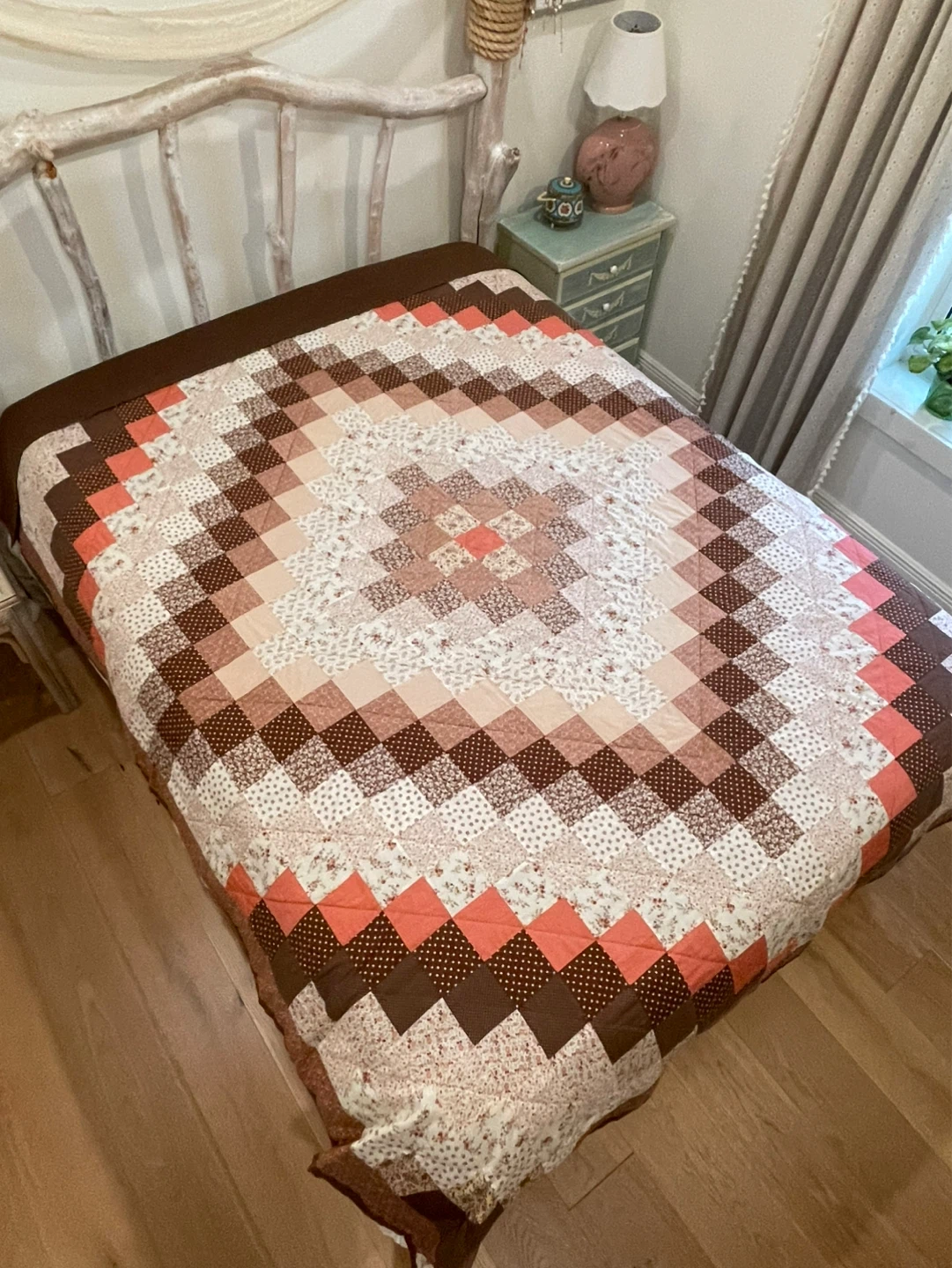 Handmade Patchwork  Quilt - Queen Size