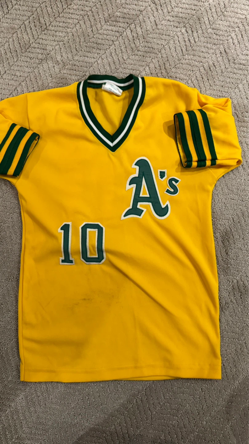 Oakland Athletics "A's" #10 Baseball Jersey