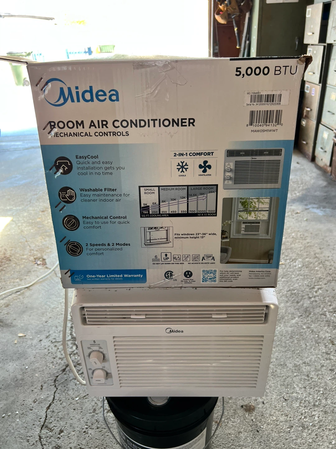 Midea 5,000 BTU Mechanical Control Room Air Conditioner - photo 3