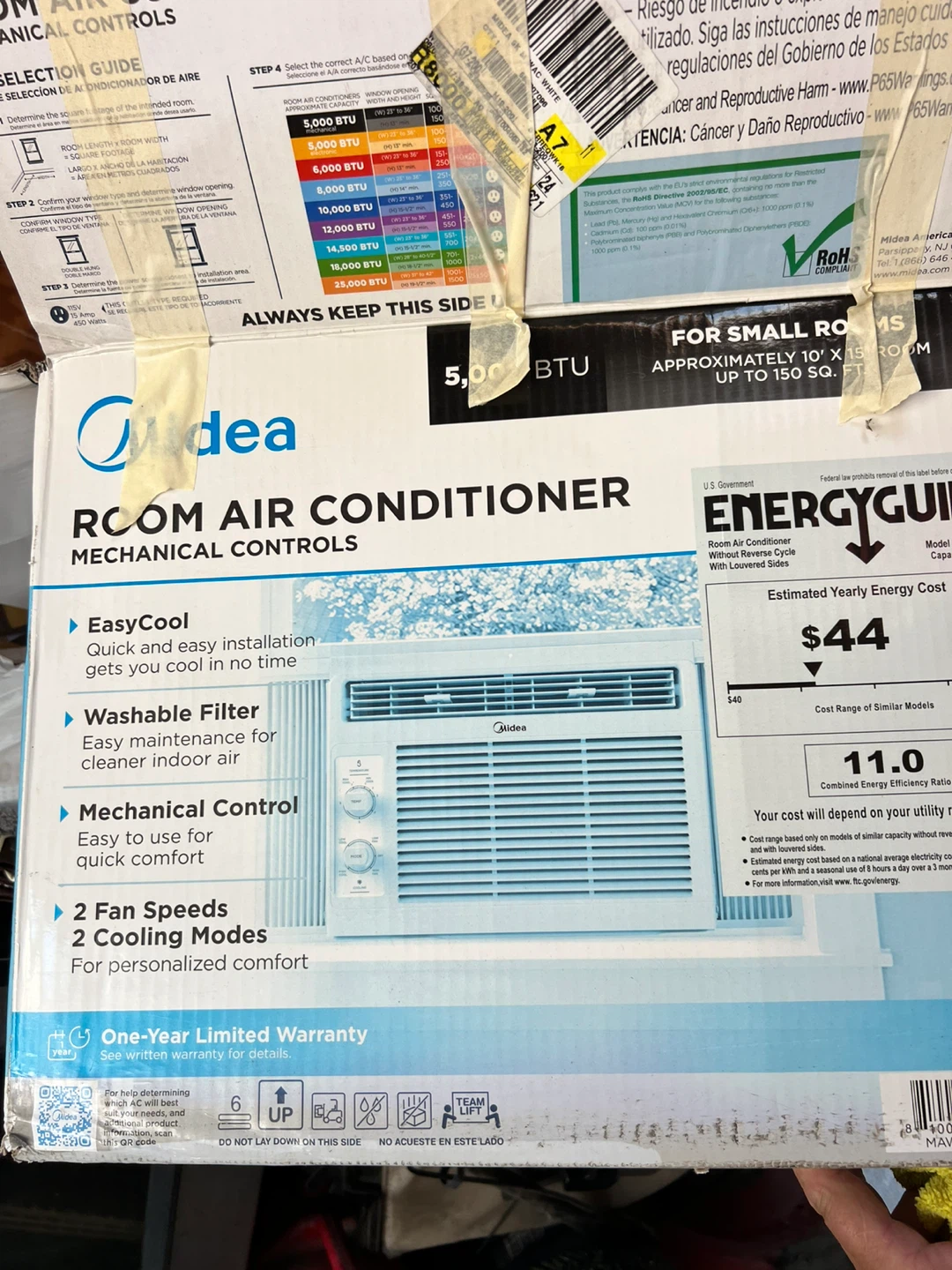 Midea 5,000 BTU Mechanical Control Room Air Conditioner - photo 4