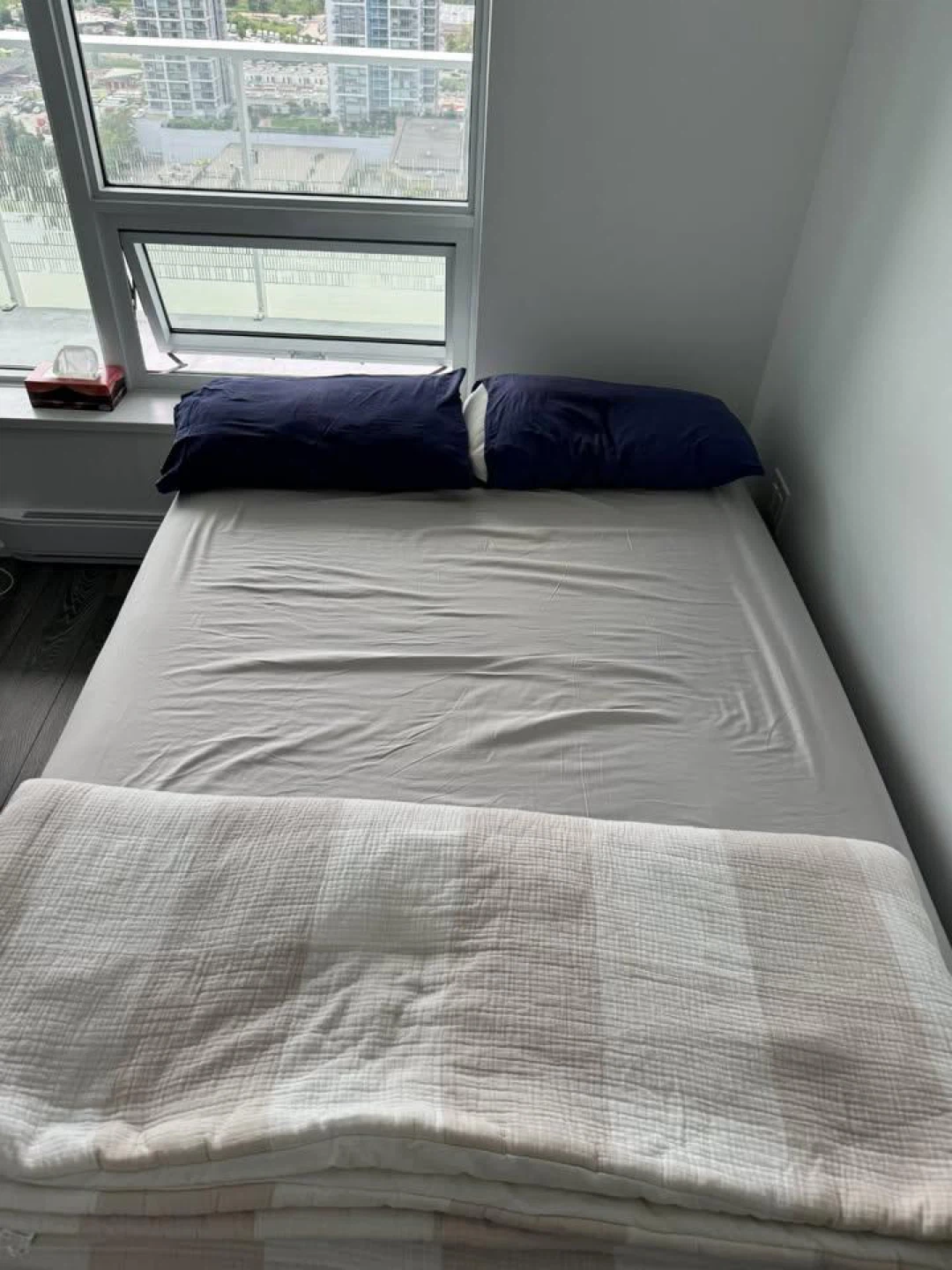 Bed Frame + Mattress - Double Size - Oak Colour - photo 3