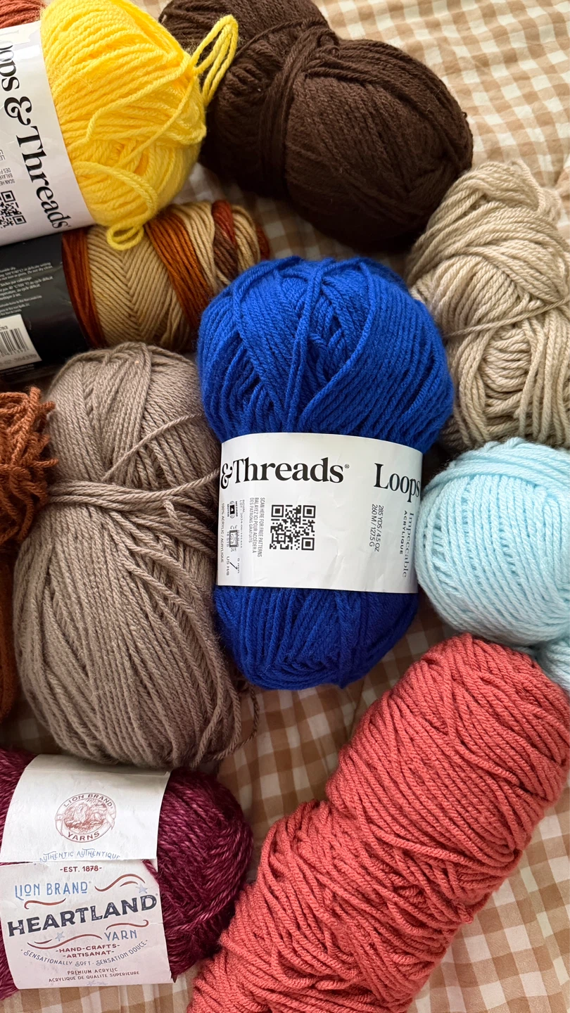 Assorted Acrylic Yarn - 15 skeins - photo 3