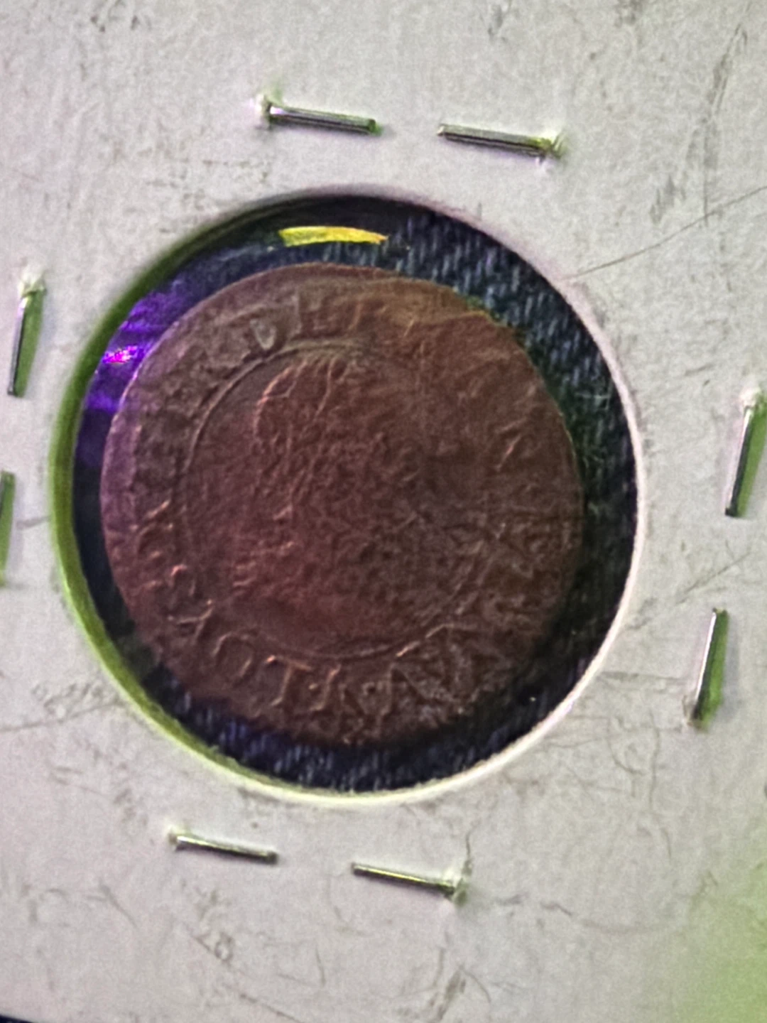 French Colonial 1612 Louis XIII Double Tournois Coin - photo 2