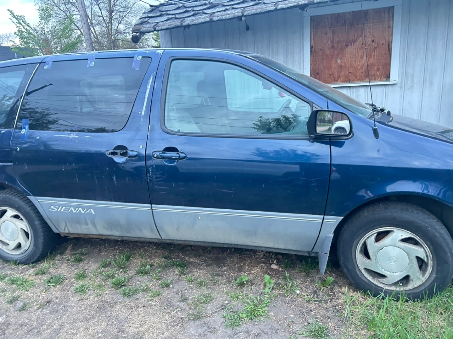 Blue Toyota Sienna CE Plus Minivan