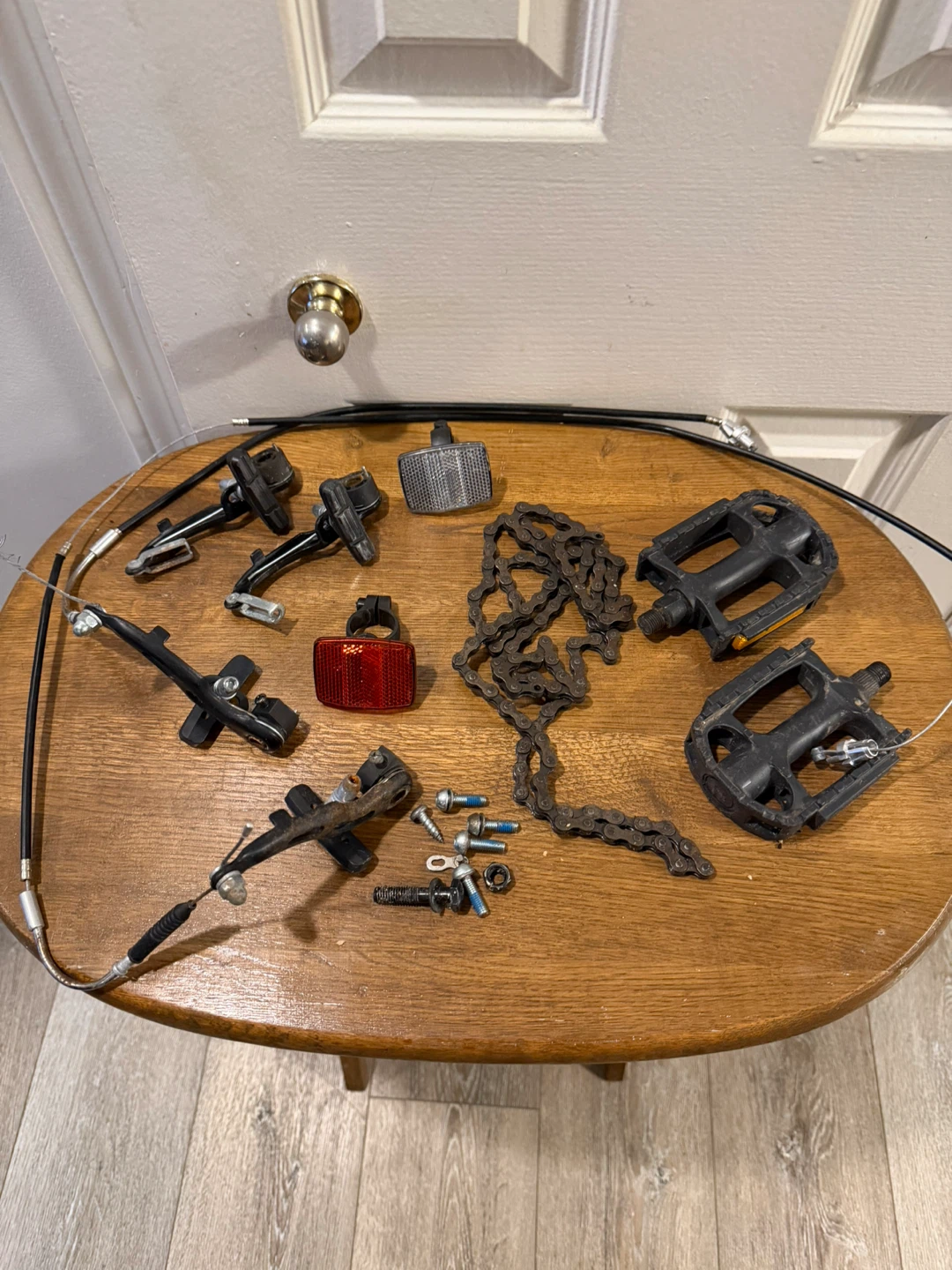 Bicycle Parts - Chain, Pedals, Brakes, Reflectors