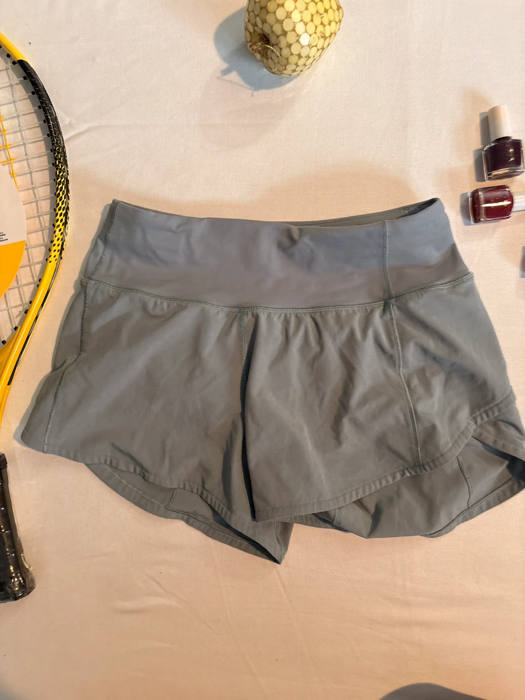 Lululemon Grey Running Shorts