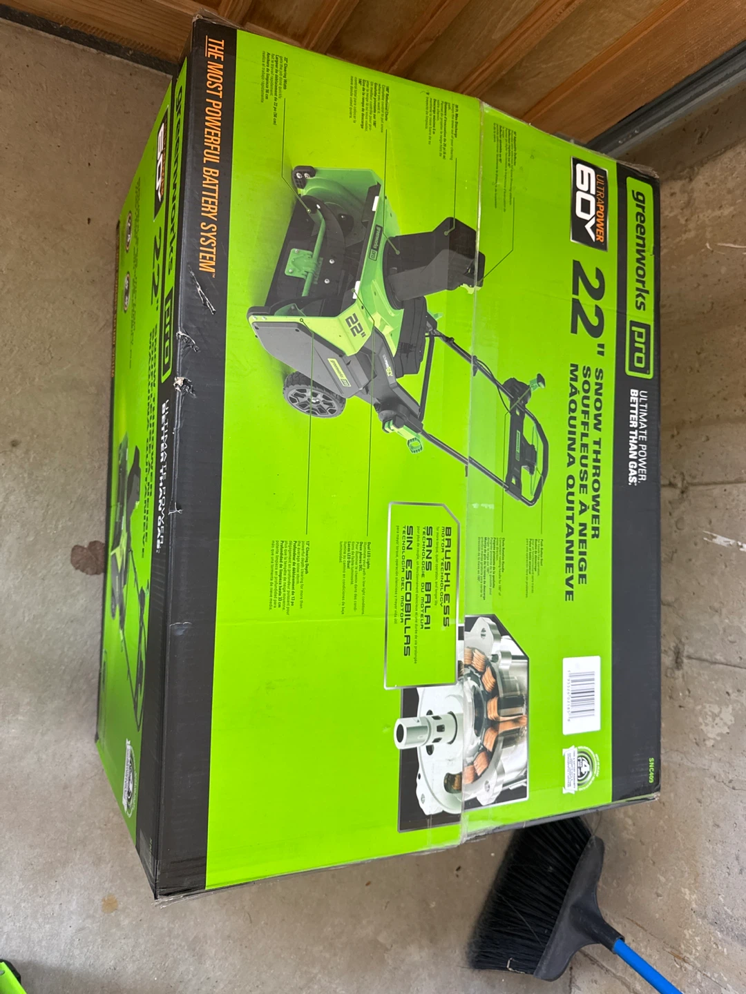 Greenworks Pro 22" Snow Thrower