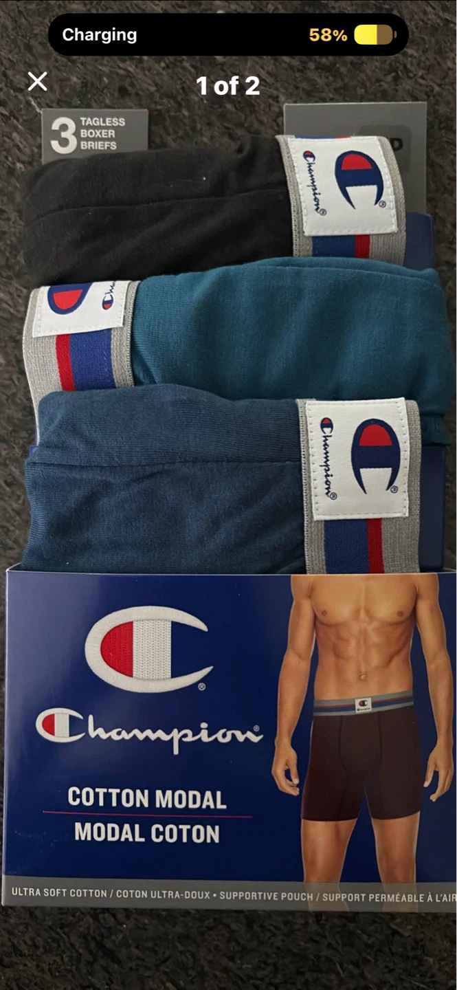 NEW 3 Men’s SM Boxer Briefs