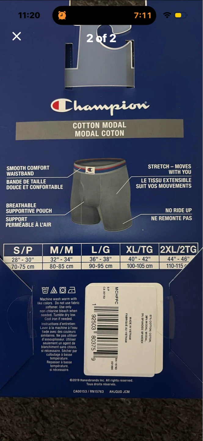 NEW 3 Men’s SM Boxer Briefs - photo 2