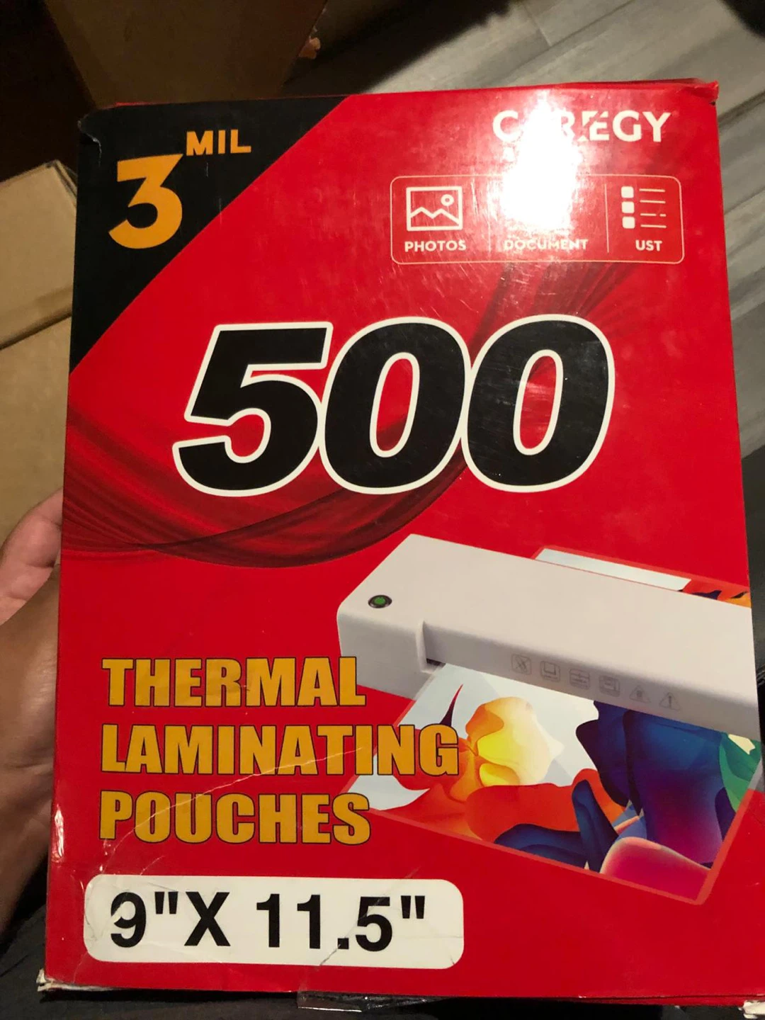 Free delivery Thermal Laminating Pouches 3 mil