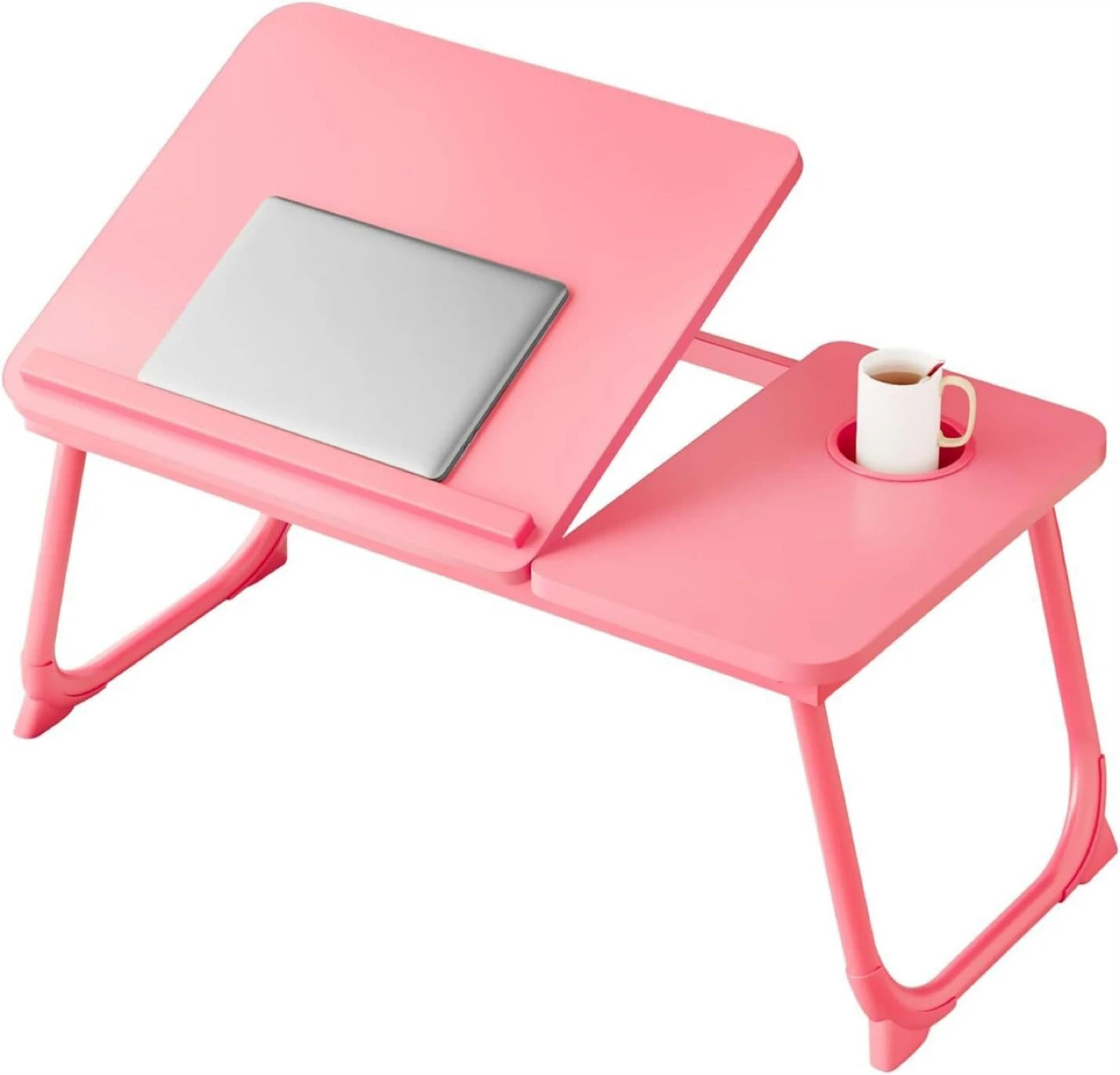 Pink Lap Desk with Cup Holder