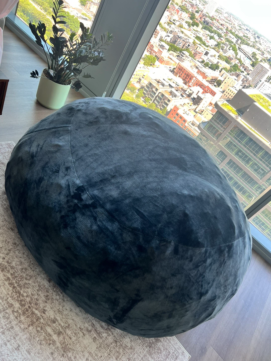 Large Plush Bean Bag Chair - photo 2