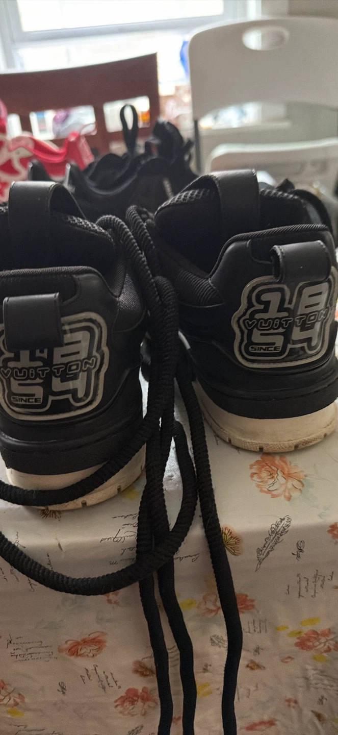 Louis Vuitton Black "LV Since 1854" Sneakers - Size 35