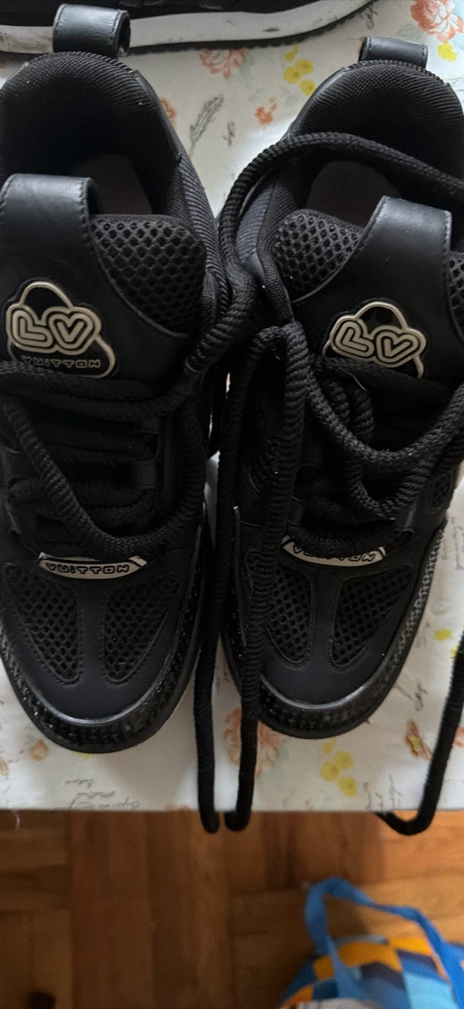 Louis Vuitton Black "LV Since 1854" Sneakers - Size 35 - photo 2