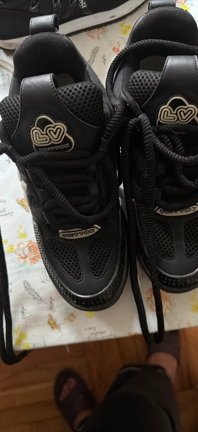 Louis Vuitton Black "LV Since 1854" Sneakers - Size 35 - photo 4