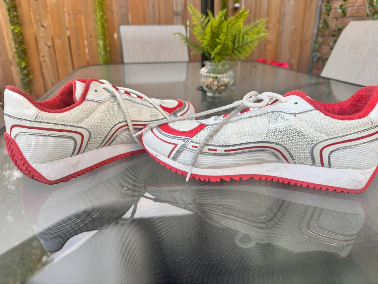 Michael Kors White & Red Sneakers - photo 4