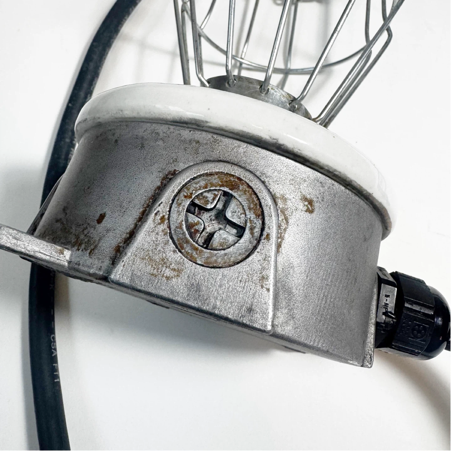 Authentic Mid-century industrial light - photo 4