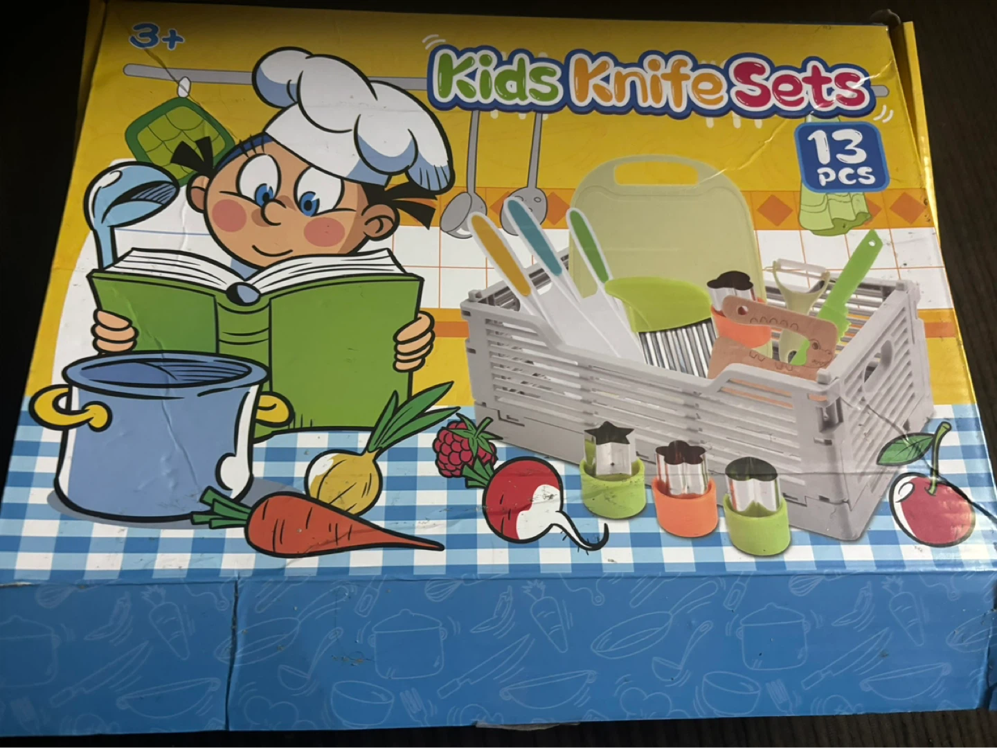 Kids Knife Set with Cutting Board and Accessories - photo 2