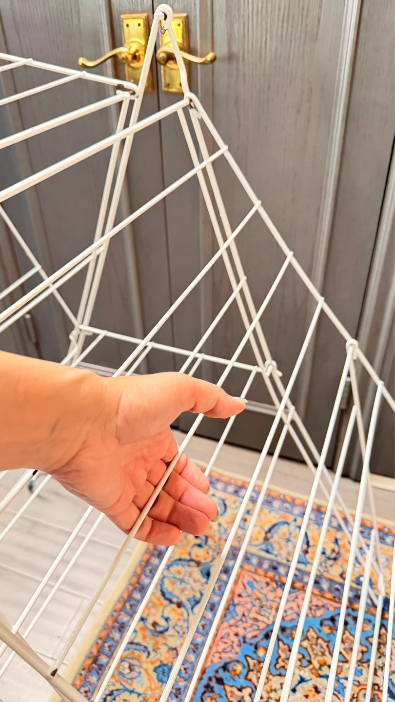 White Folding Drying Rack - photo 2