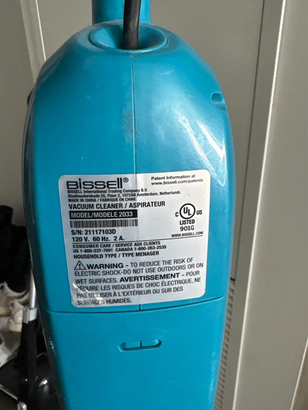 Bissell Featherweight Bagless Vacuum Cleaner - Blue - photo 3