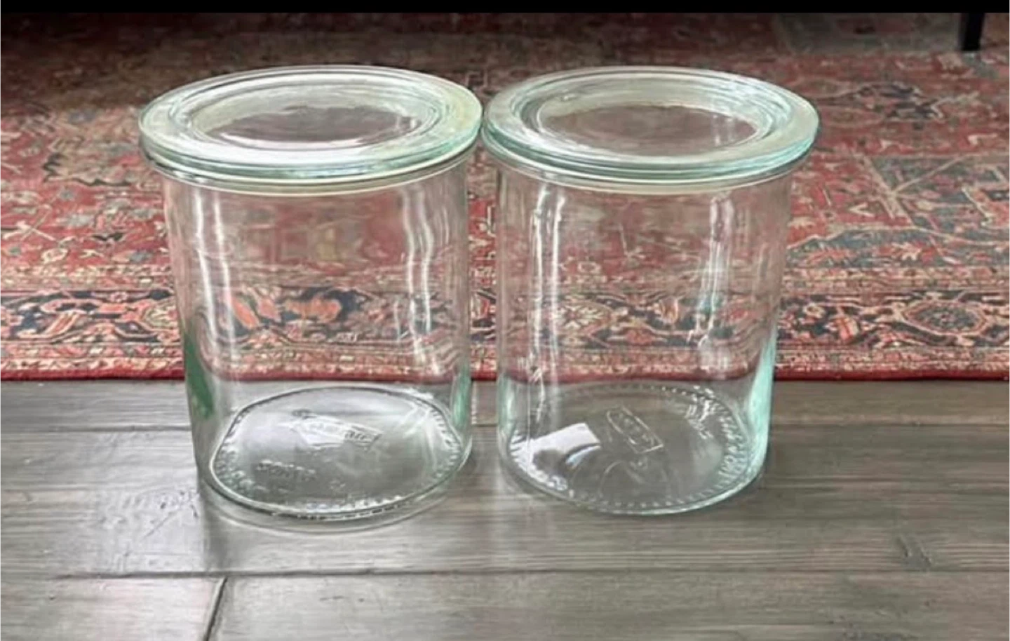 Pair of Glass Jars with Lids - Both for $10 - East York