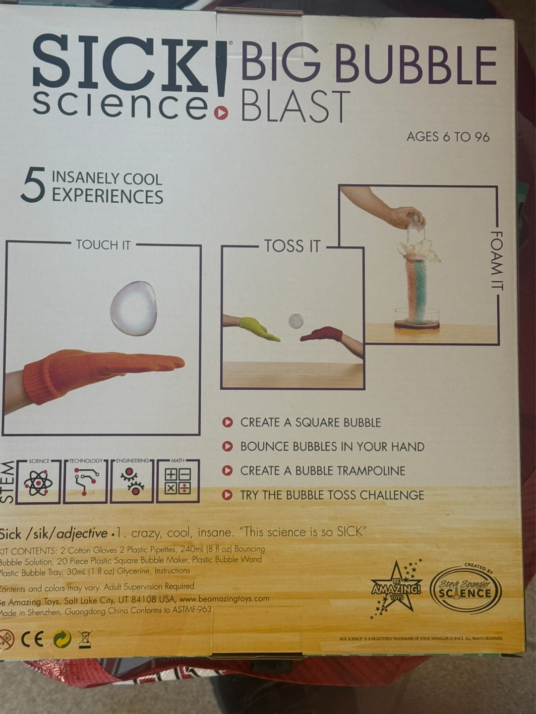 Sick Science Big Bubble Blast Kit