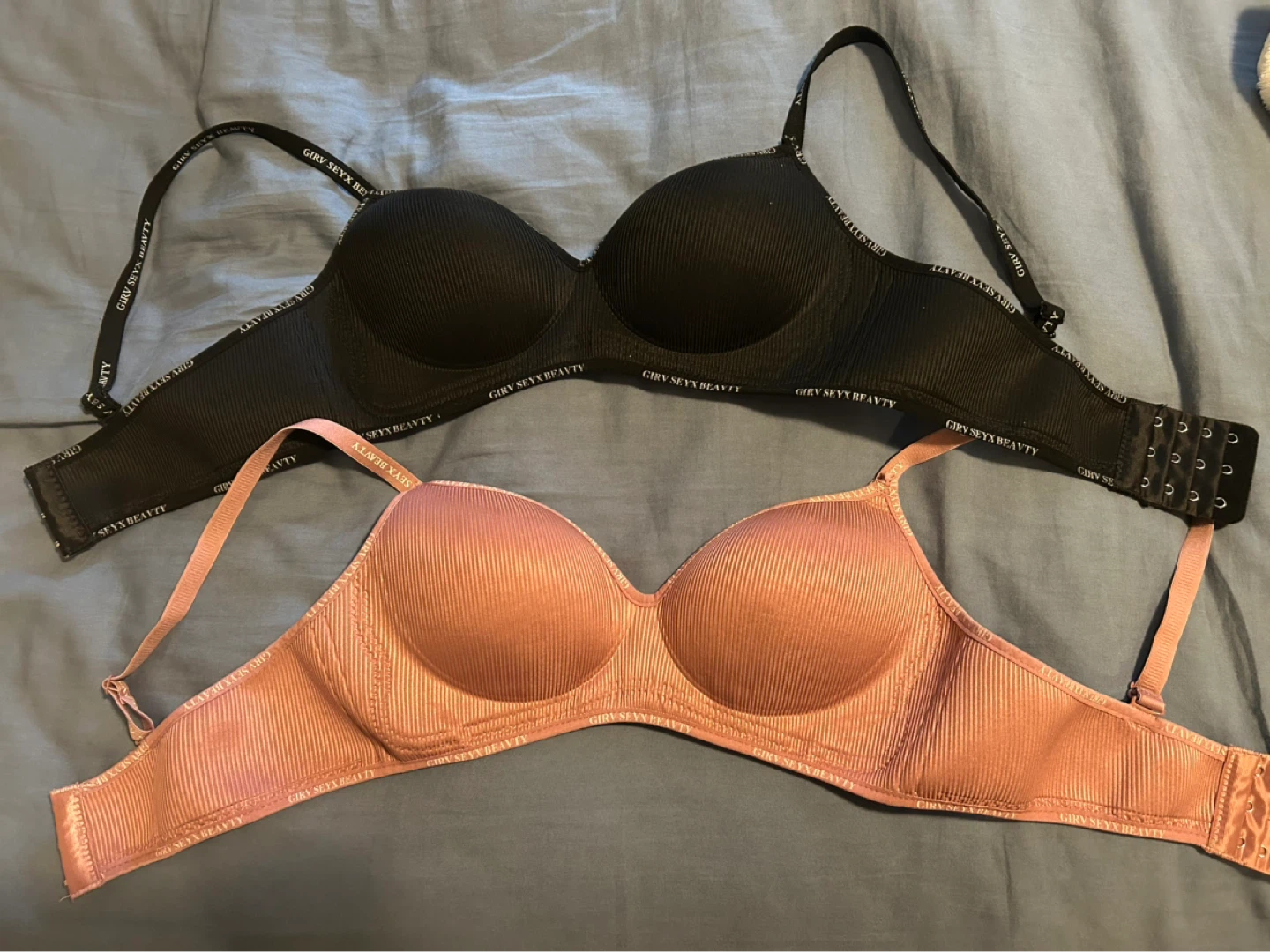 Push up Bras - Black and Pink Size 36