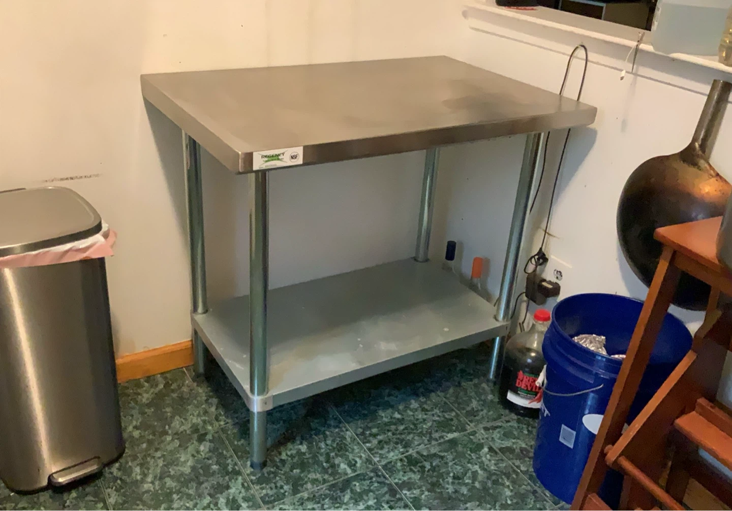 Regency Stainless Steel Commercial Work Table