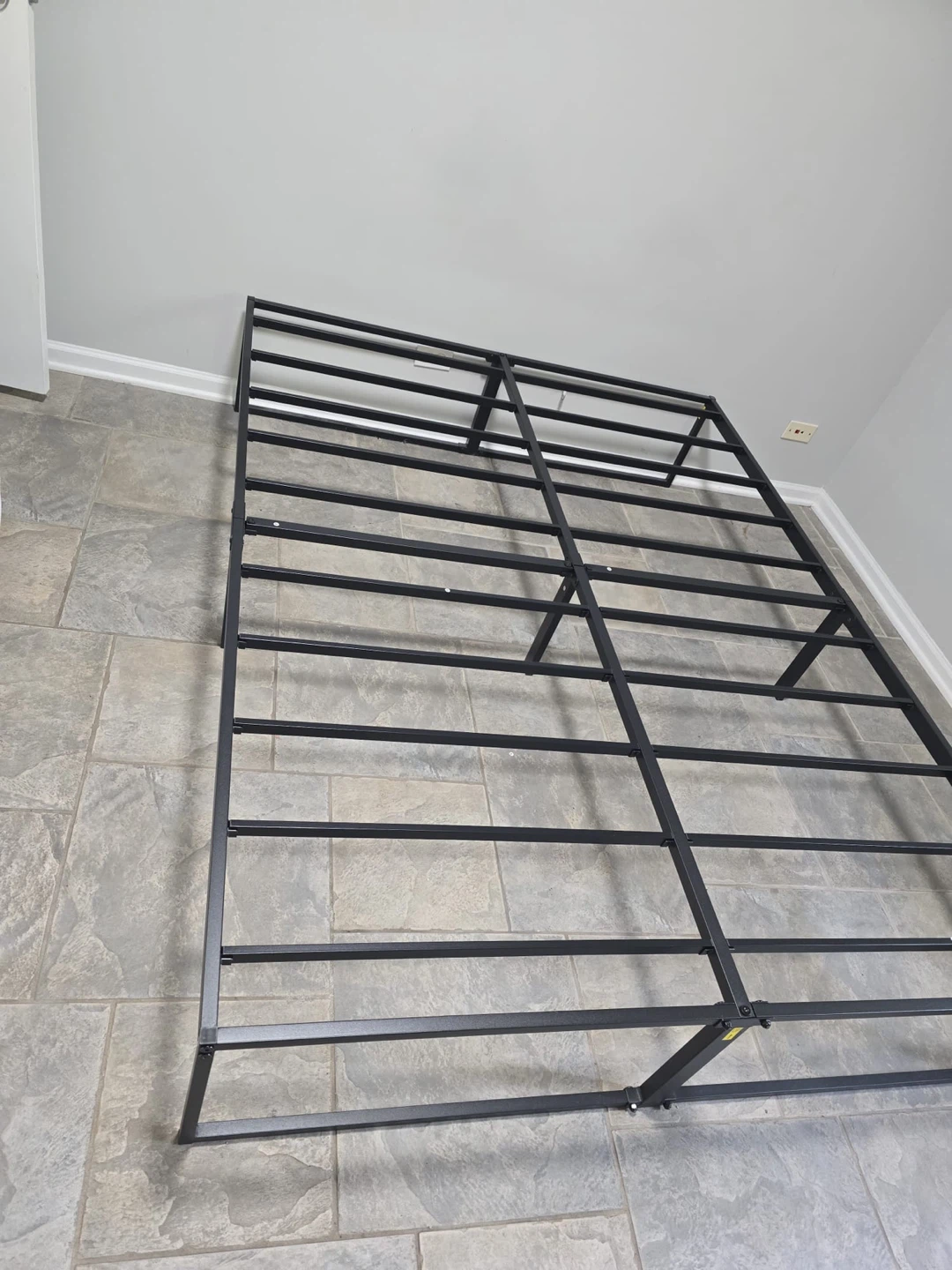 Black Metal Bed Frame - photo 2