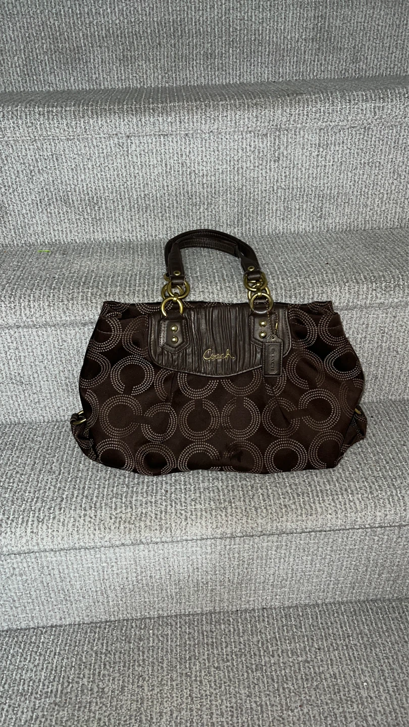 Coach Brown Signature C Tote Handbag