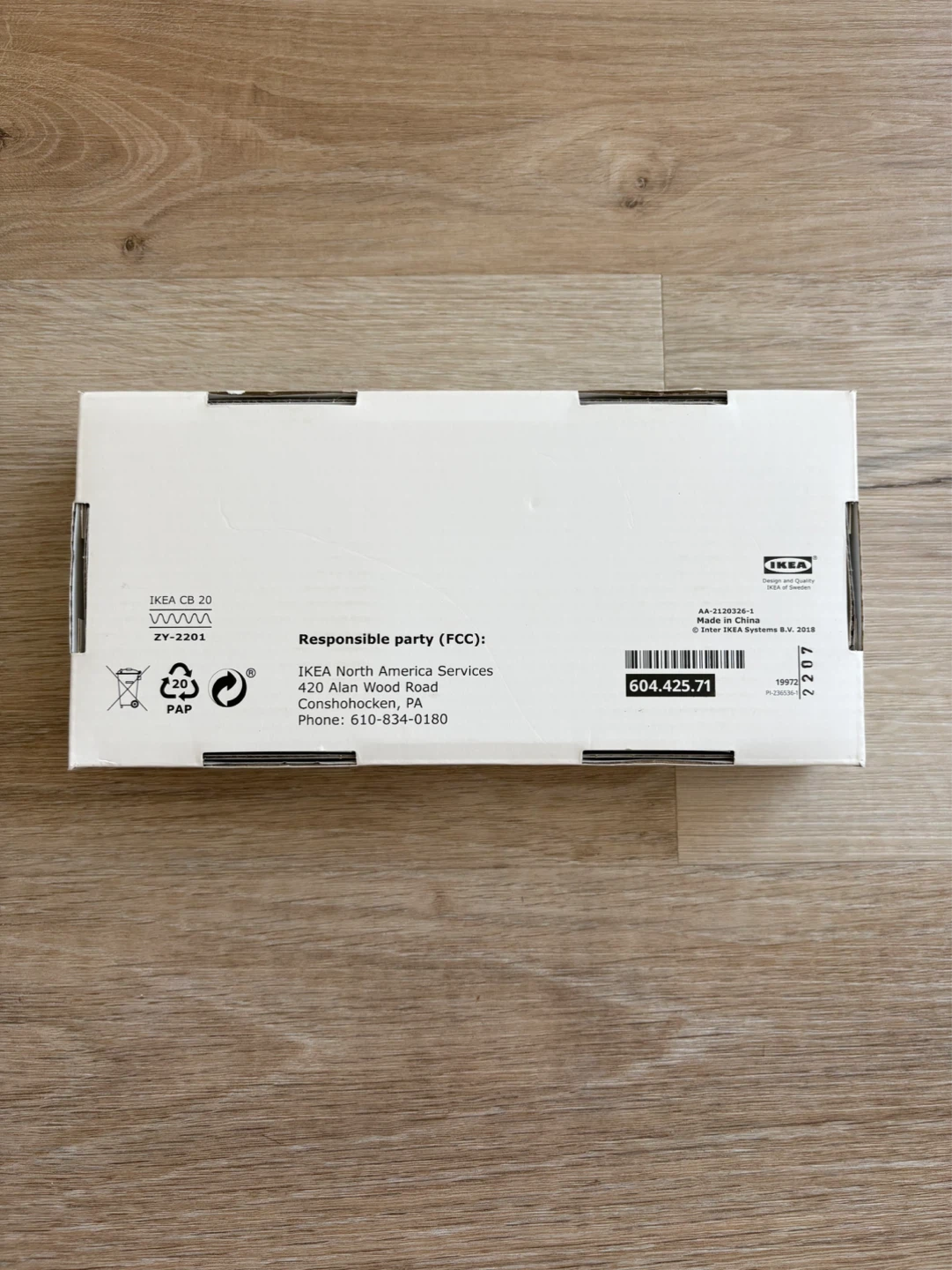 IKEA NORDMÄRKE USB Charger - White/Cork - photo 4