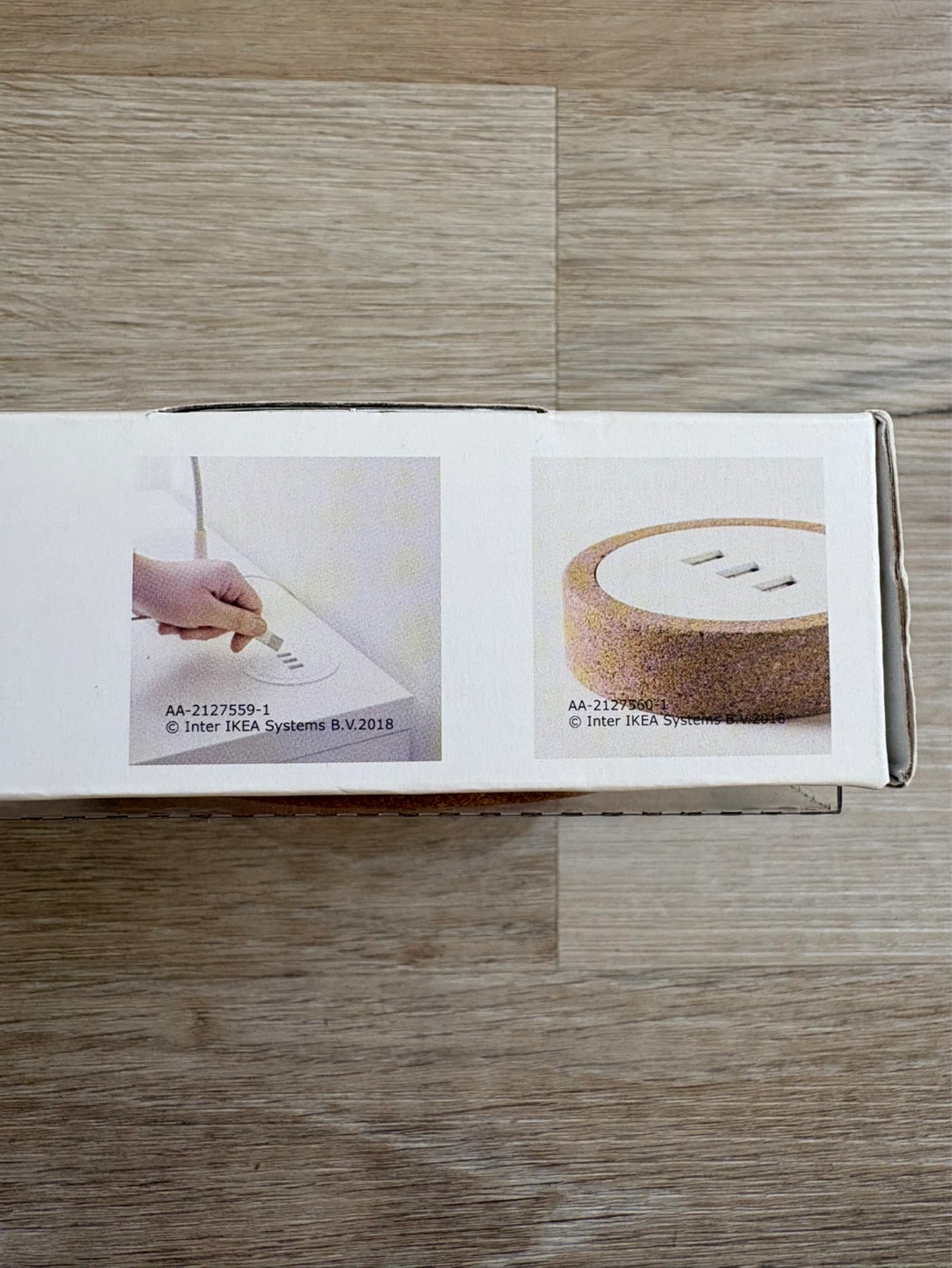 IKEA NORDMÄRKE USB Charger - White/Cork - photo 3