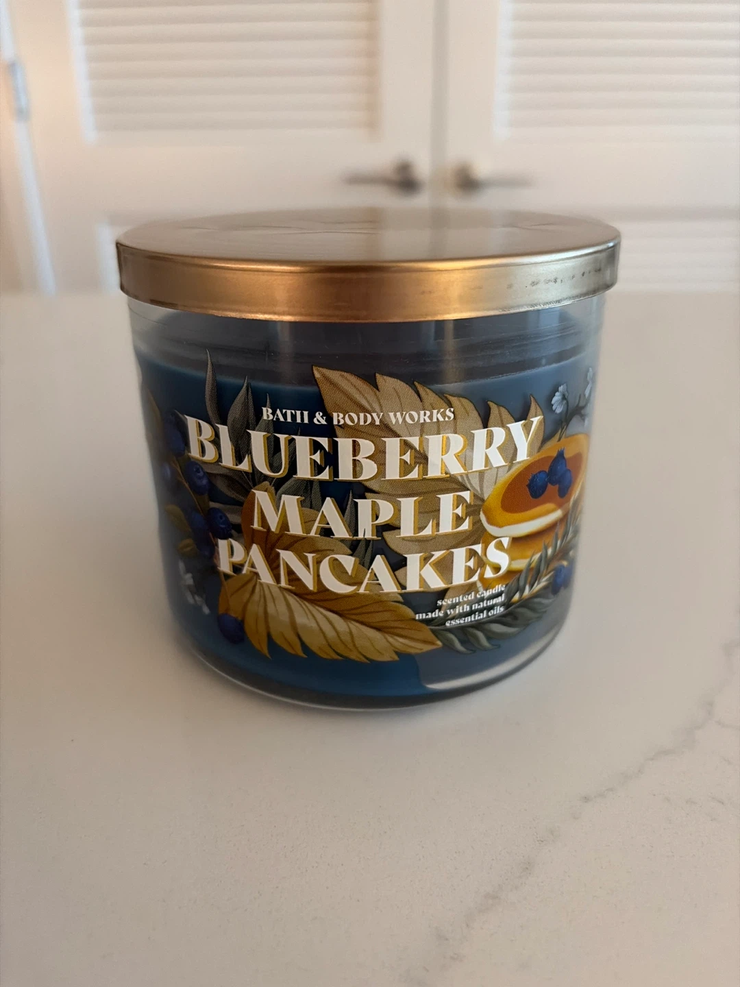 Bath & Body Works Blueberry Maple Pancakes 3-Wick Candle - photo 2