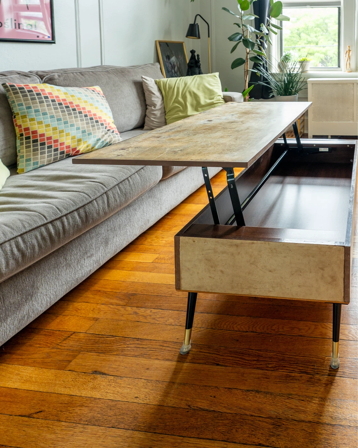Lift Top Storage Coffee Table - photo 2