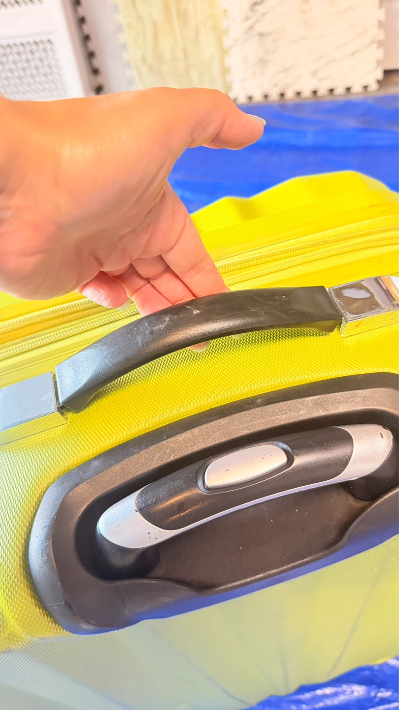 Bright Yellow Hard-Shell Suitcase - photo 4