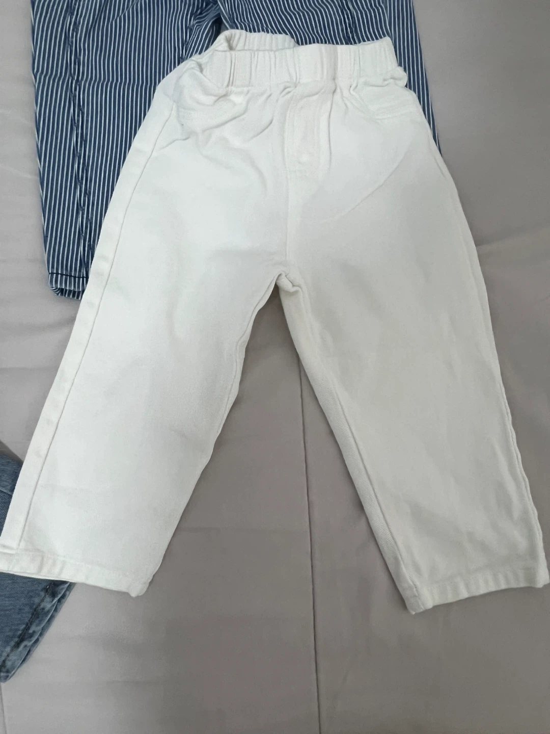 Kids Cargo Pants and T-shirt Set - Blue Denim - photo 5