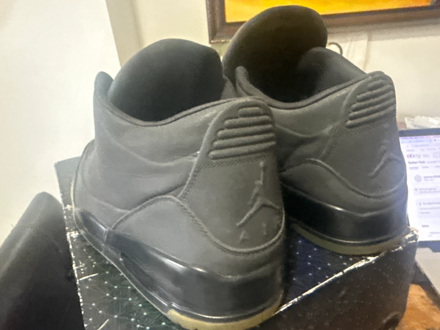 Air Jordan 5LAB3 Black-Black-Clear Retro Shoes - photo 3