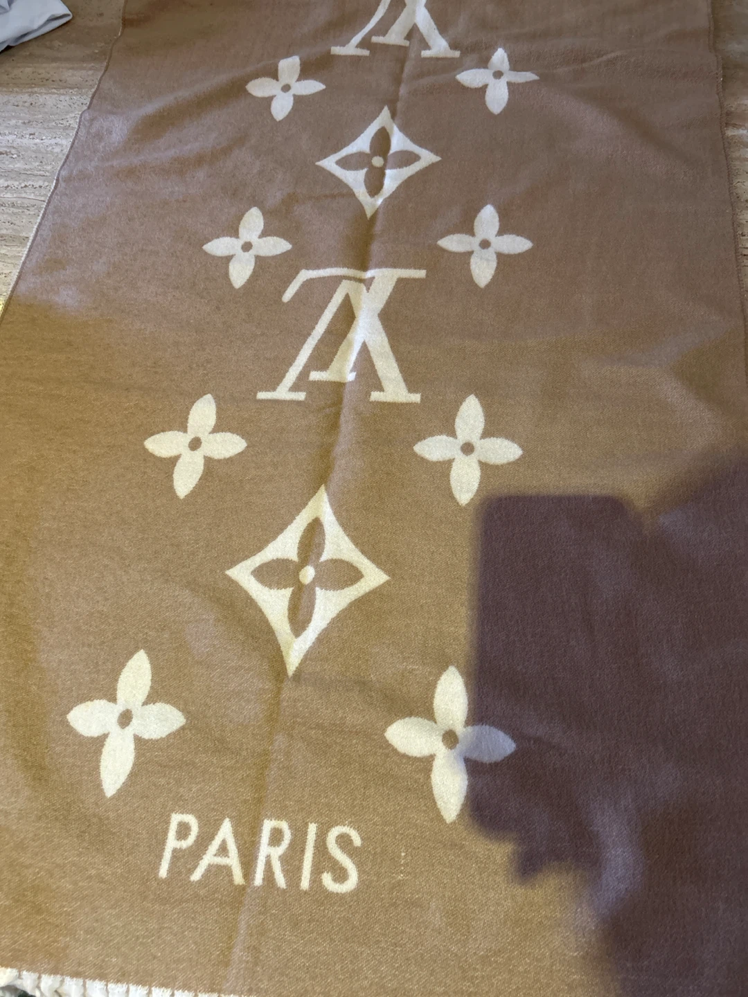 Scarf - Beige Monogram - photo 2