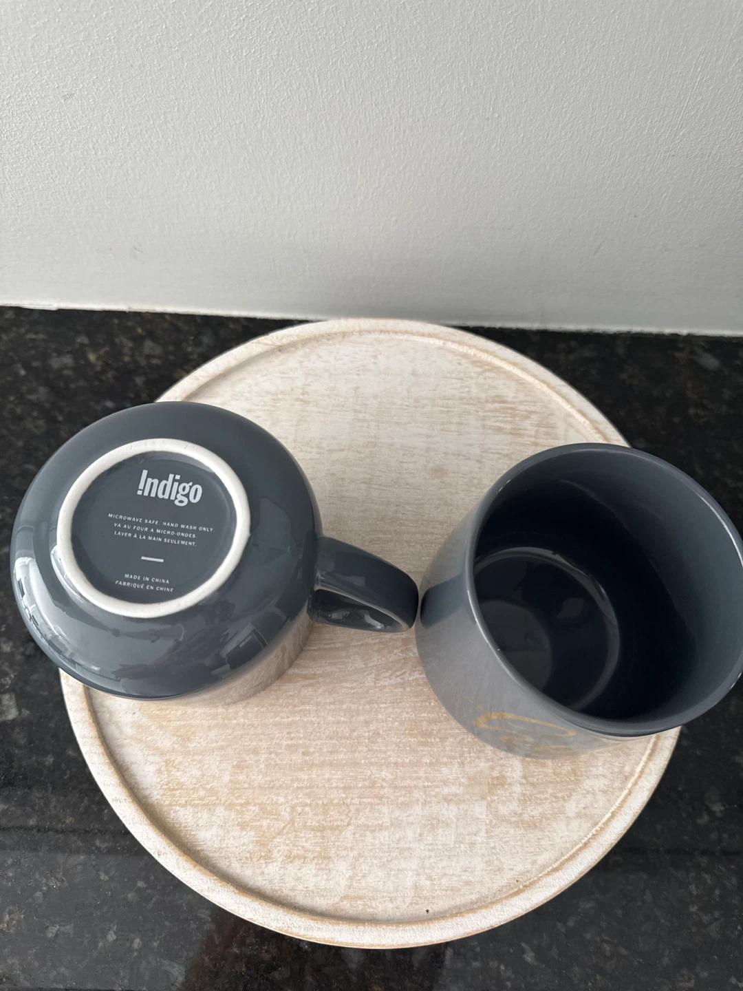 Indigo "Hubby" Mugs - Set of 2 - photo 2