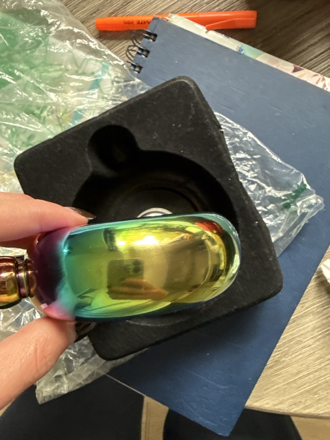 Rainbow Stainless Steel Flask Bracelet - photo 3