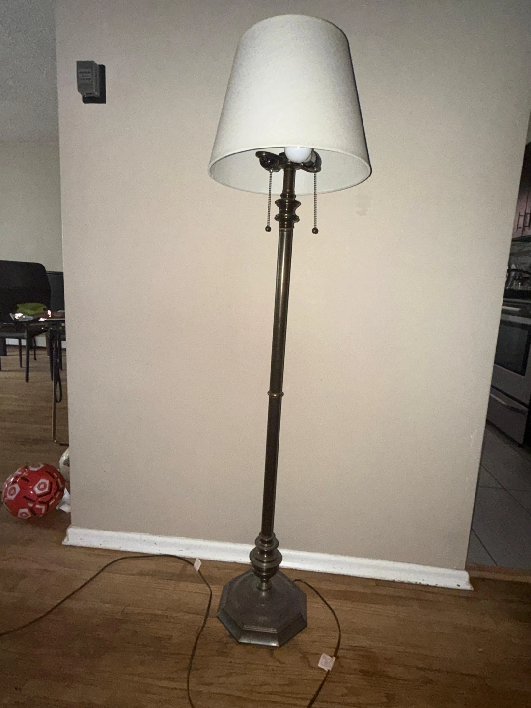 Floor Lamp with White Shade - photo 3