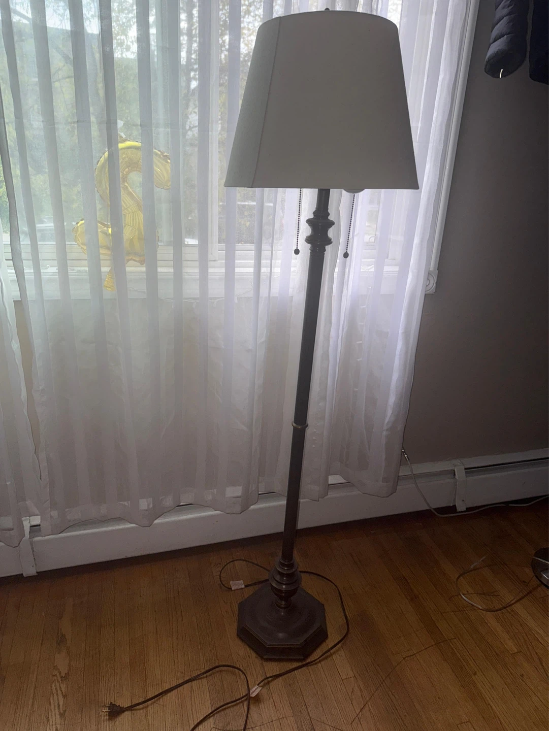 Floor Lamp with White Shade - photo 2