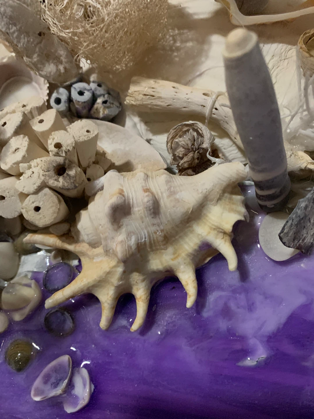 Seashell Resin Art Wall Decor - photo 3