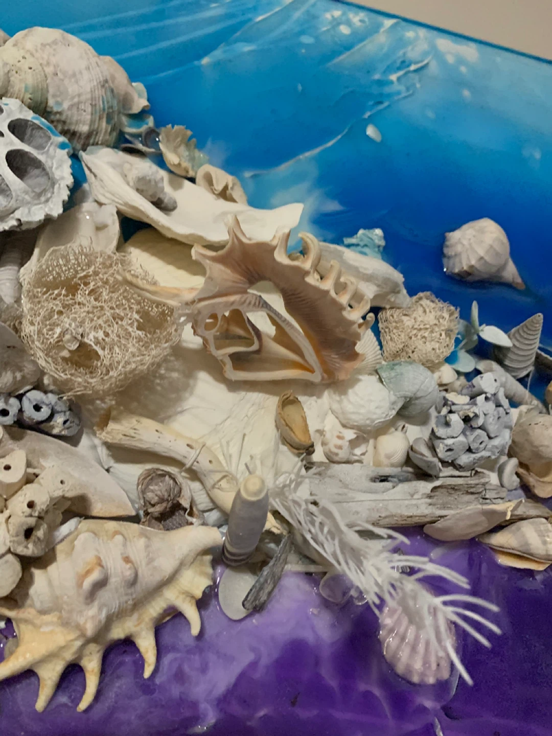 Seashell Resin Art Wall Decor - photo 4